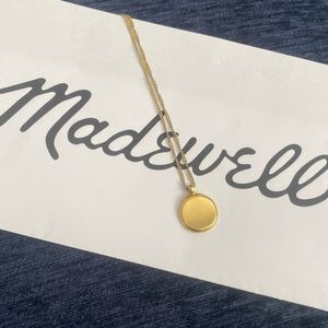 Madewell Disc Pendant necklace